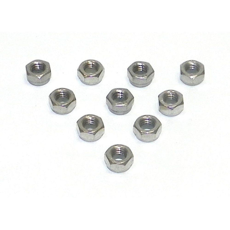 Load image into Gallery viewer, WSM Nylon Lock Nut 5mm Stainless - Pack Of 10 014-700