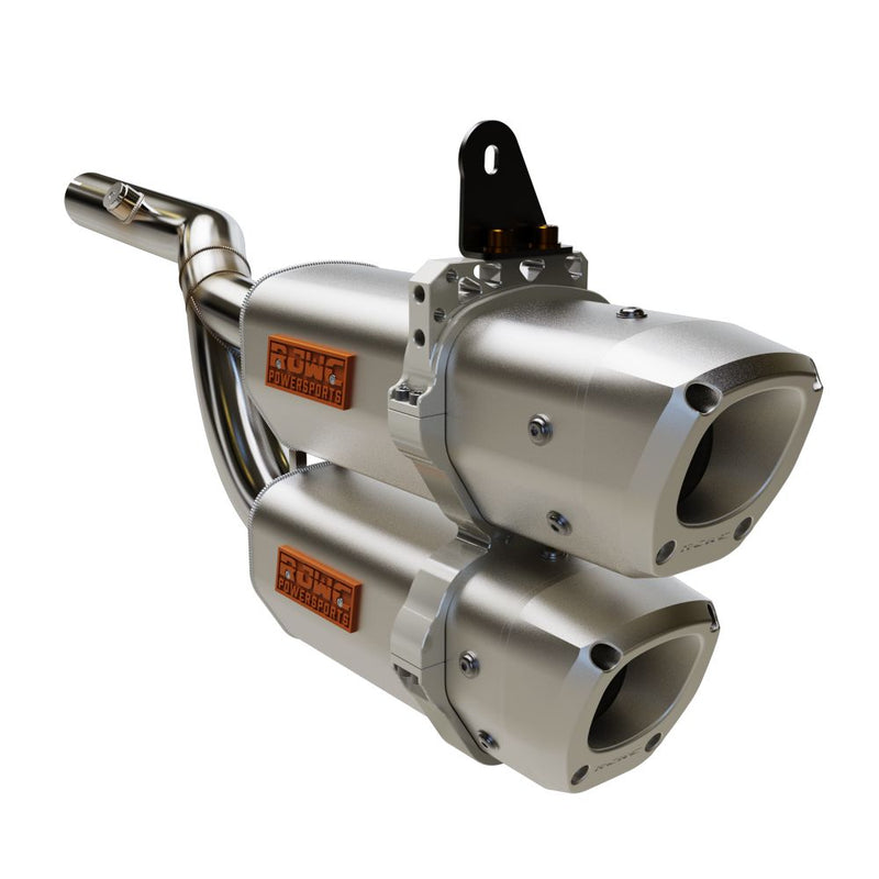 Load image into Gallery viewer, RJWC Dual Stacked APX Slip-On Exhaust For Can-Am Outlander G2 2012-2024