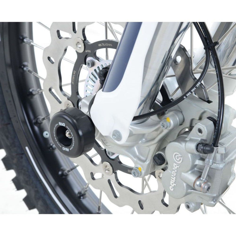 Load image into Gallery viewer, R&G Racing Black Fork Protectors For 2016-2024 Husqvarna 701 Enduro FP0186BK