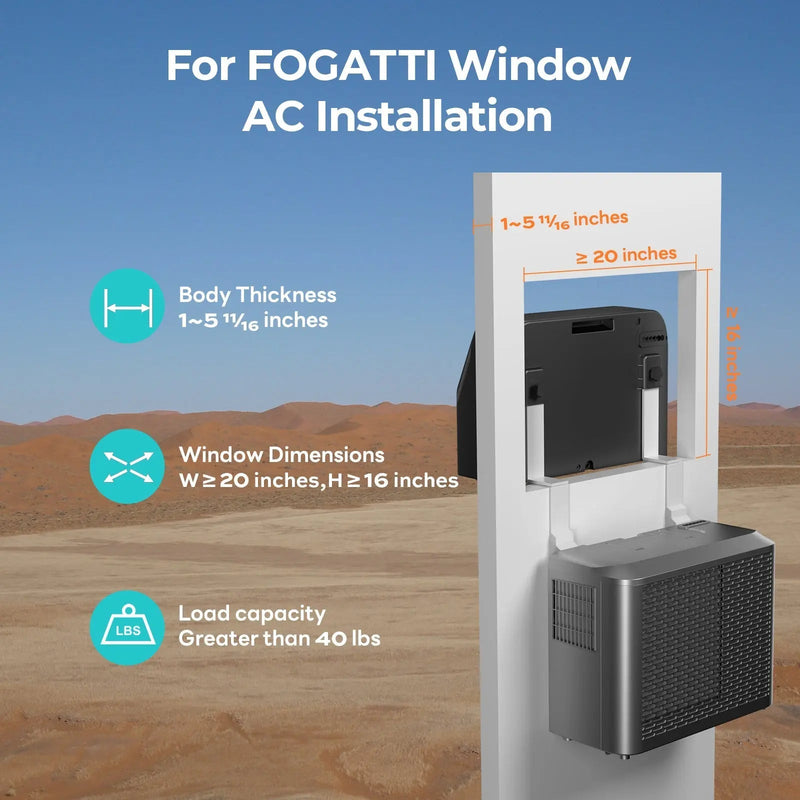 Load image into Gallery viewer, FOGATTI Window Air Conditioner Bracket
