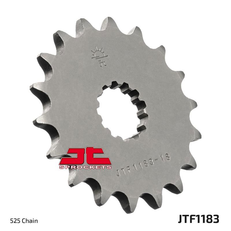 Load image into Gallery viewer, JT Sprockets Front Steel Countershaft Sprocket 18 Tooth 18T 525 Chain