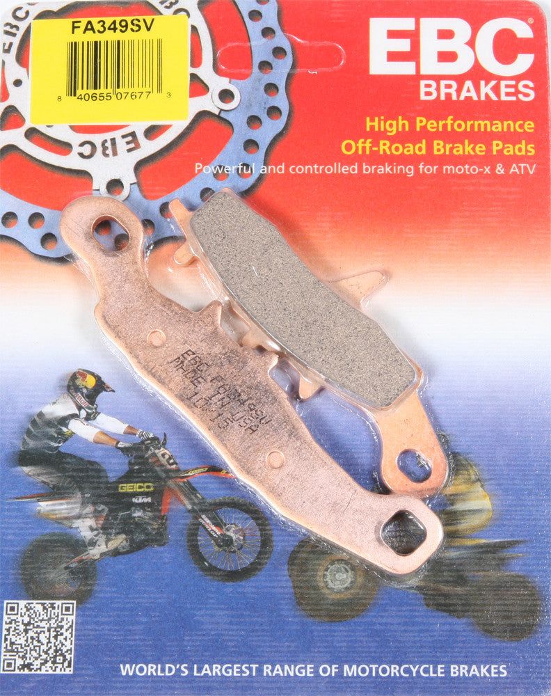 Load image into Gallery viewer, EBC 1 Pair SV Series Severe Duty Brake Pads MPN FA349SV