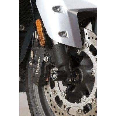 Load image into Gallery viewer, R&G Racing Black Fork Protectors For 2013-2018 Triumph Trophy 1200 FP0120BK