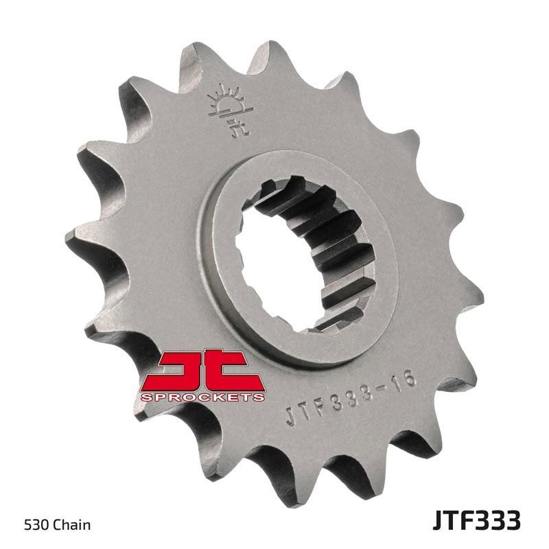 Load image into Gallery viewer, JT Sprockets Front Steel Countershaft Sprocket 16 Tooth 16T 530 Chain For Honda Super Hawk 1000 VTR1000F SP-2 2002-2006 JTF333.16