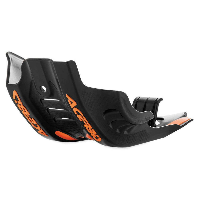 Load image into Gallery viewer, Acerbis Black/16 Orange Offroad Skid Plate - 2449420001