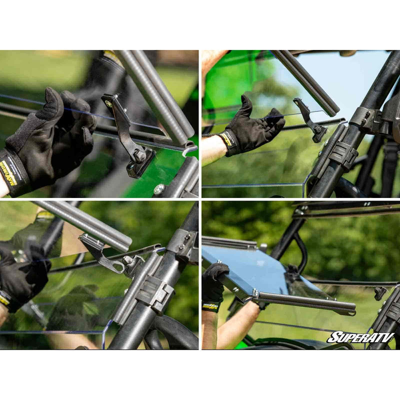 Load image into Gallery viewer, SuperATV Kawasaki Teryx 3-in-1 Windshield WS-K-TRX4-3N1-70