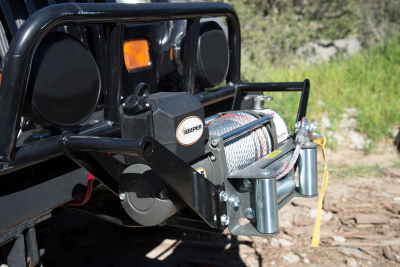 Load image into Gallery viewer, Keeper KW17.5 (KW17122) 17,500 Single Line Pull Capacity 12 Volt Winch