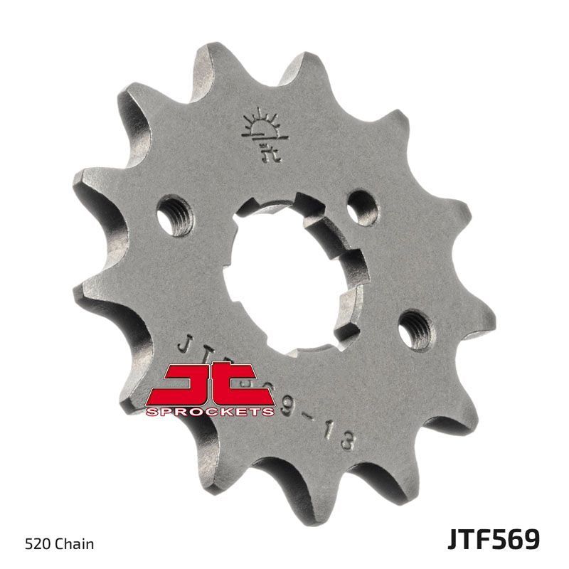 Load image into Gallery viewer, JT Sprockets Front Steel Countershaft Sprocket 13 Tooth 13T 520 Chain For Kawasaki KDX250 SR F1 1991 JTF569.13
