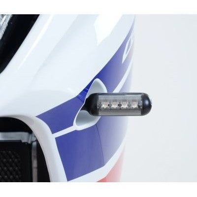 Load image into Gallery viewer, R&G Racing Black Front Indicator Adapter Kit For 2015-2020 Honda CBR300R