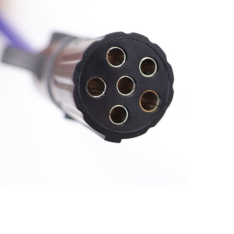Load image into Gallery viewer, Blue Ox BX8862 6-Round to 6-Round Electrical Coiled Cable Extension
