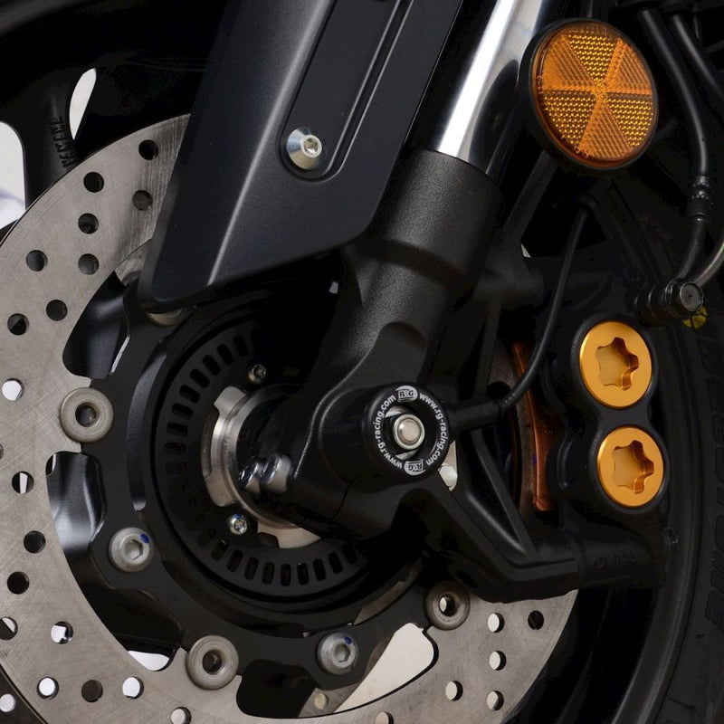 Load image into Gallery viewer, R&G Racing Black Fork Protectors For 2015-2018 Yamaha TMAX XP530