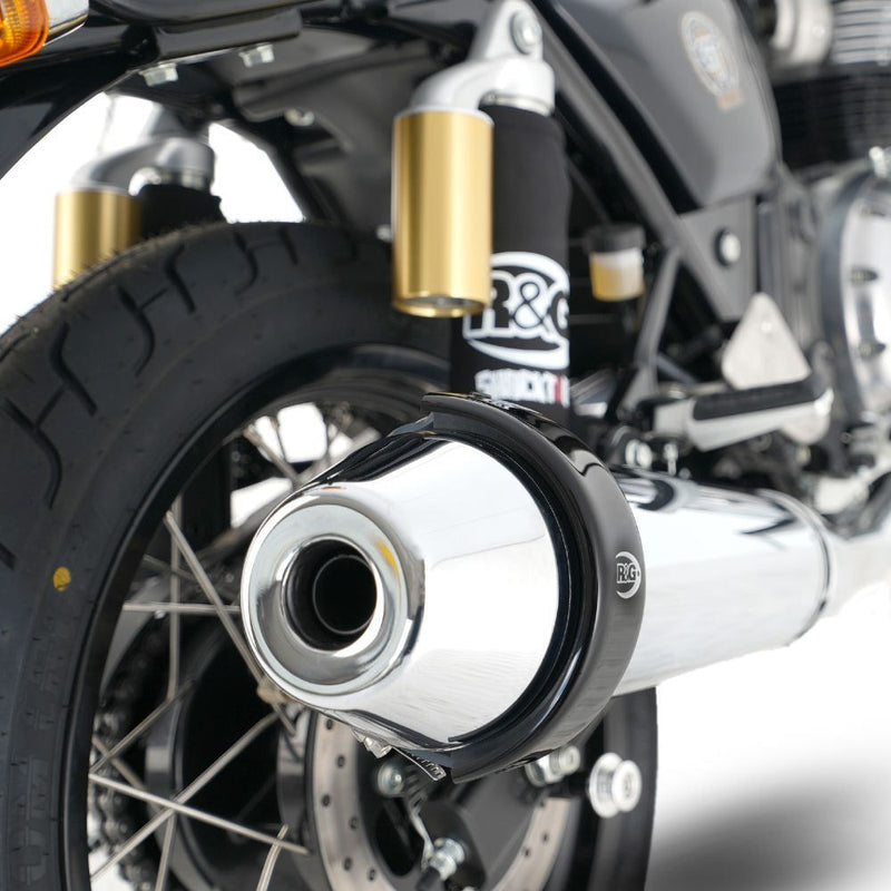 Load image into Gallery viewer, R&G Racing Black 5.5- 6.5" Round Exhaust Protector EP0009BK