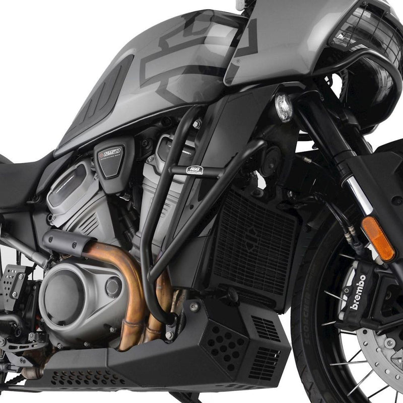 Load image into Gallery viewer, R&G Racing Black Adventure Bars For 2021-2023 Harley-Davidson Pan America 1250 RA1250