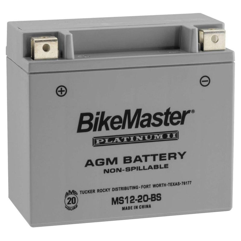 Load image into Gallery viewer, BikeMaster AGM 12V Platinum Battery For Arctic Cat 1000 H2 2010-2017 Grey