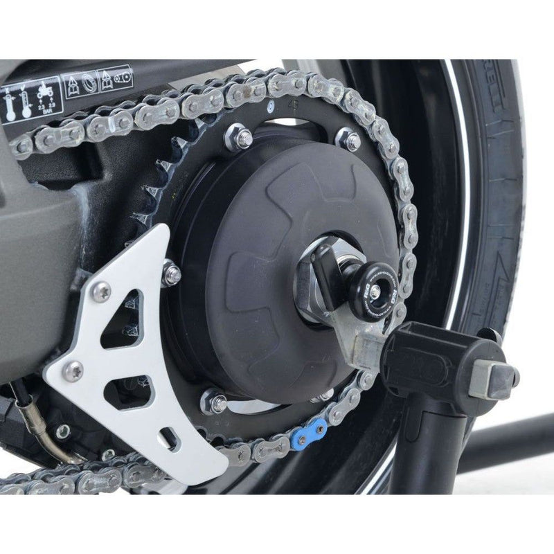 Load image into Gallery viewer, R&G Racing Black Spindle Sliders For 2011-2013 Triumph Speed Triple