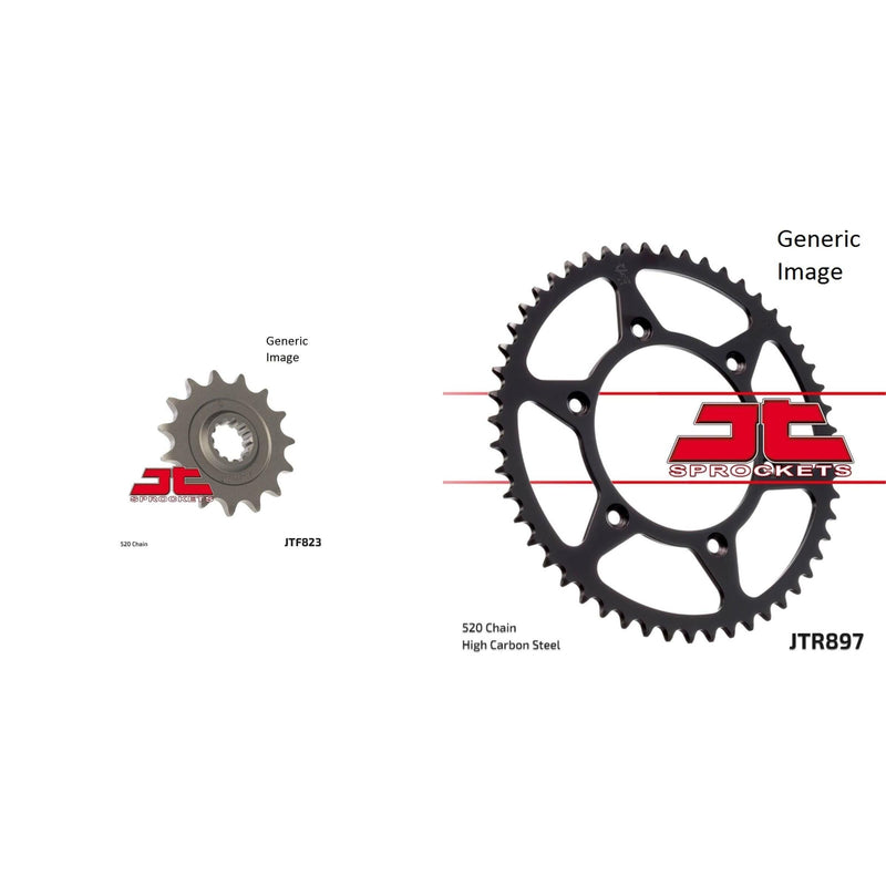 Load image into Gallery viewer, Front and Rear Steel Sprocket Kit for OffRoad HUSABERG FE501 2000-2001
