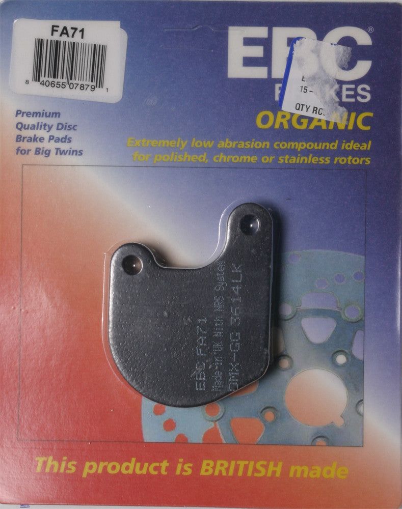 Load image into Gallery viewer, EBC 1 Pair Premium SFA Organic OE Replacement Brake Pads MPN FA71