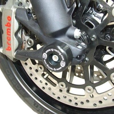 Load image into Gallery viewer, R&G Racing Black Fork Protectors For 2011-2018 Ducati Diavel