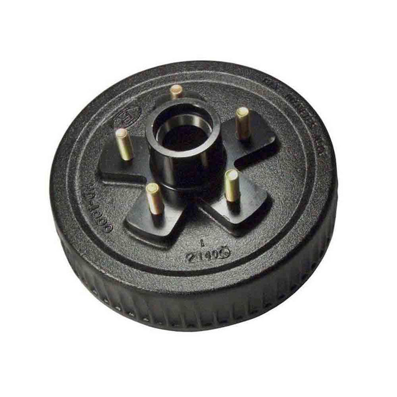 Load image into Gallery viewer, Trailer Hub And Drum, 5 On 4-1/2" Bolt Circle, 1,750 lb. Capacity For 1-3/8" to 1-1/16" Tapered Spindle