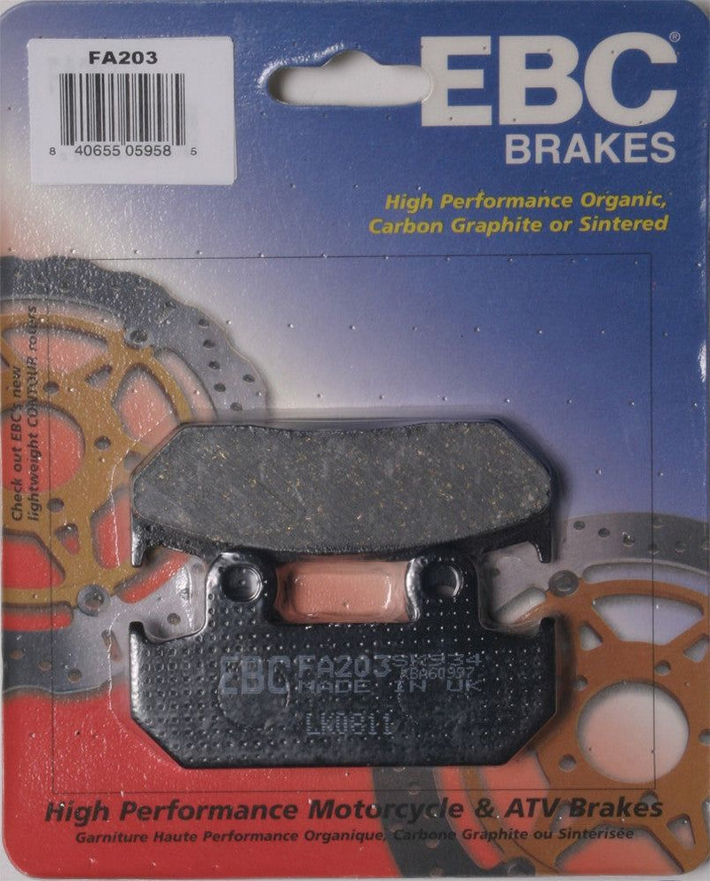 Load image into Gallery viewer, EBC 1 Pair Premium SFA Organic OE Replacement Brake Pads MPN FA203