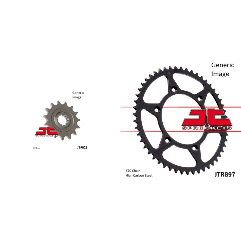 Load image into Gallery viewer, Front and Rear Steel Sprocket Kit for OffRoad HUSABERG FE501 2000-2001