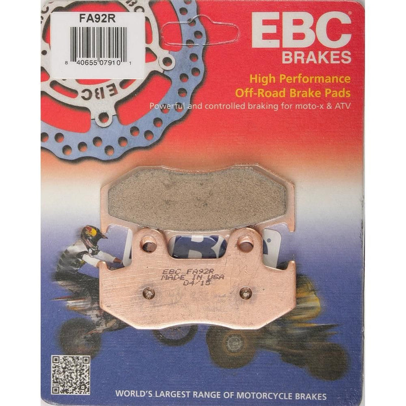 Load image into Gallery viewer, EBC 1 Pair Sintered R Series Heavy-Duty Brake Pads MPN FA92R