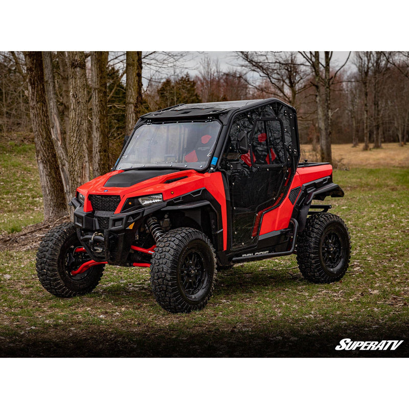 Load image into Gallery viewer, SuperATV Polaris General XP 1000 Scratch Resistant Flip Windshield FWS-P-GENXP-RC-70