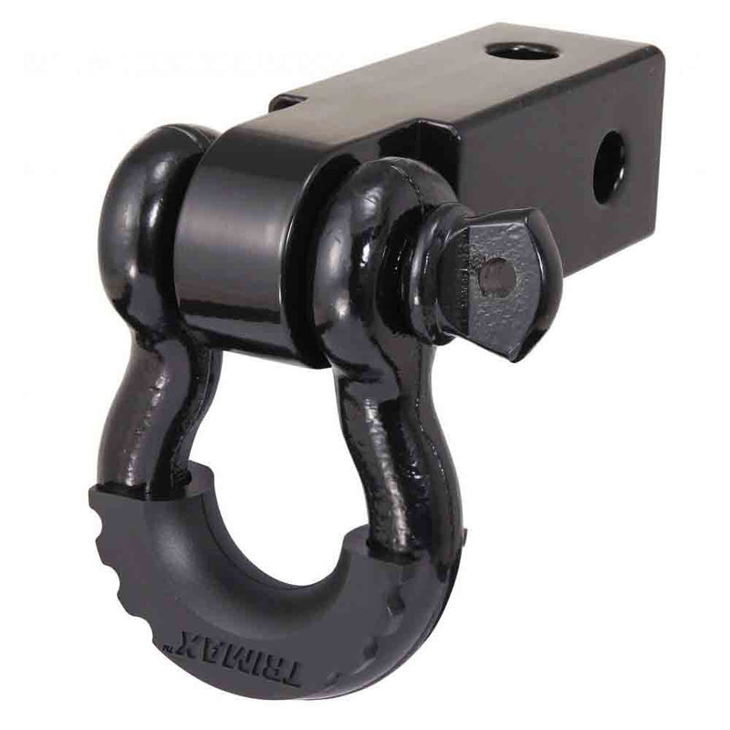 Load image into Gallery viewer, Black Tow Strap Shackle Mount for 2 Inch Receivers