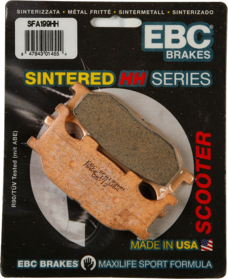 Load image into Gallery viewer, EBC 1 Pair SFA HH Series Scooter Sintered Brake Pads MPN SFA199HH
