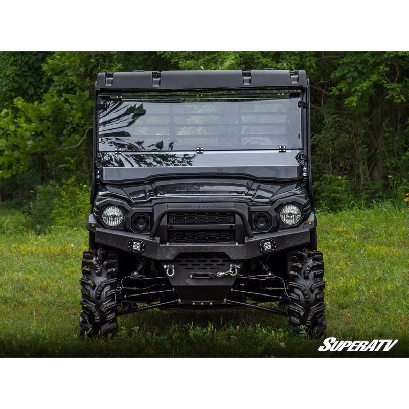 Load image into Gallery viewer, SuperATV Kawasaki Mule Pro Scratch Resistant Flip Down Windshield FDWS-K-MULE-FXT-70