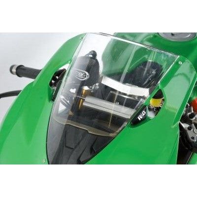 Load image into Gallery viewer, R&G Racing Black Mirror Delete Blanking Plates For 2012-2015 Ducati 1199 Panigale