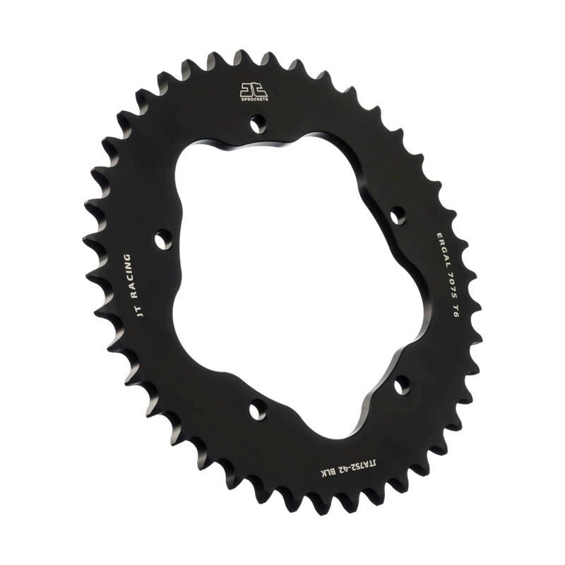 Load image into Gallery viewer, JT Sprockets Rear Racelite Aluminum Race Sprocket Black 36 Tooth 36T 525 Chain