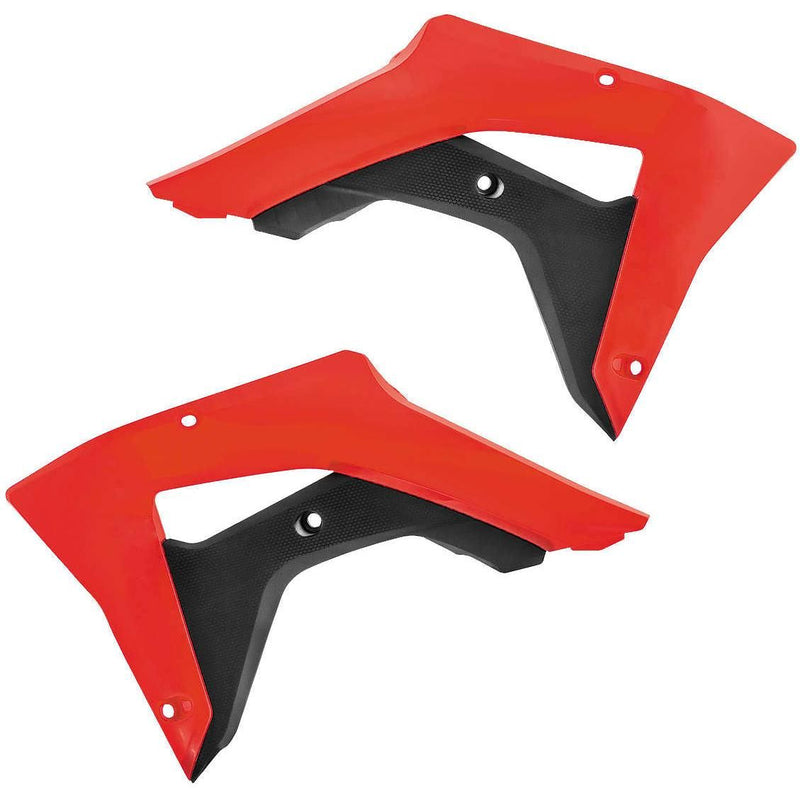 Load image into Gallery viewer, Acerbis Red/Black Radiator Shrouds for Honda - 2645451018