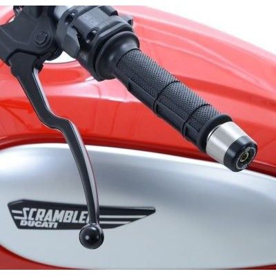 Load image into Gallery viewer, R&G Racing Black Bar End Sliders For 2015-2018 Ducati Scrambler Classic