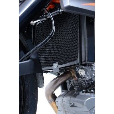 Load image into Gallery viewer, R&G Racing Black Aluminum Radiator Guard For 2016-2024 KTM 1290 Super Duke GT
