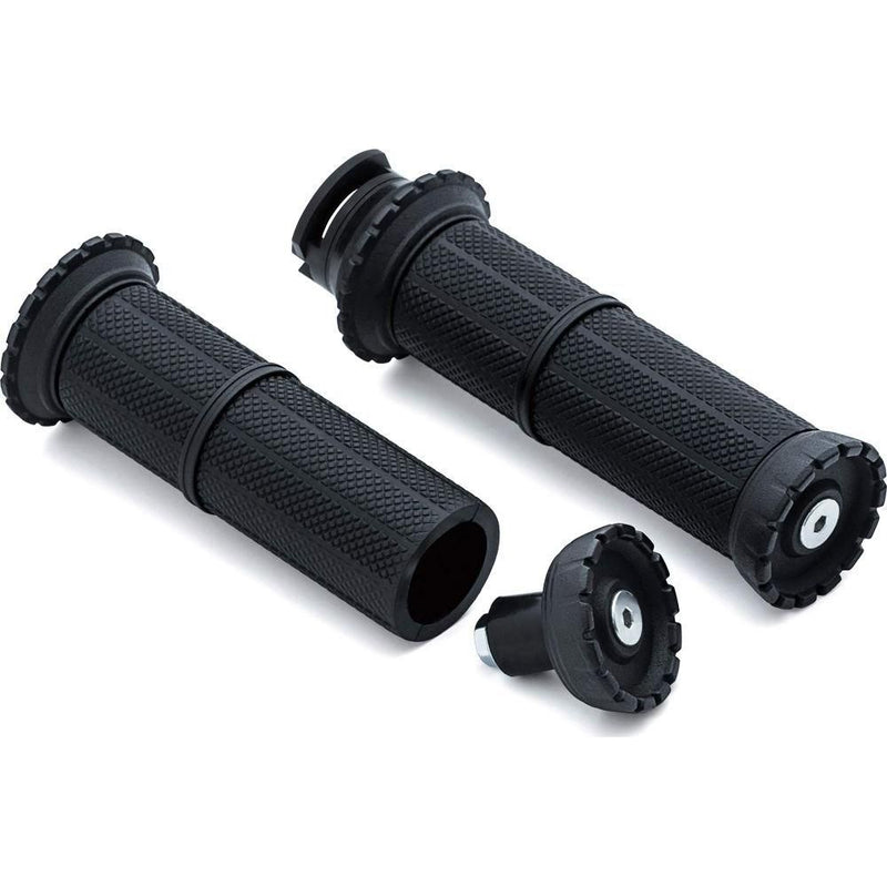 Load image into Gallery viewer, Kuryakyn Riot Grips for Indian Scout Satin Black