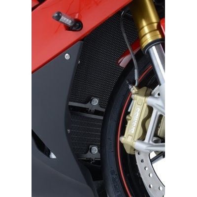 Load image into Gallery viewer, R&G Racing Black Aluminum Radiator Guard For 2015-2018 BMW S1000RR RAD0184BK