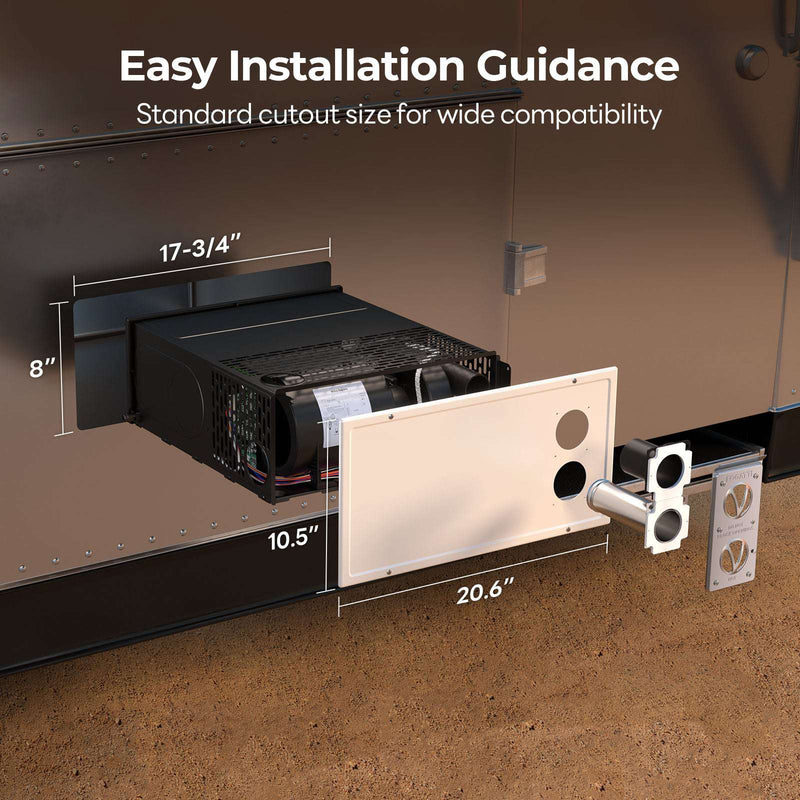 Load image into Gallery viewer, Fogatti RV Furnace Door