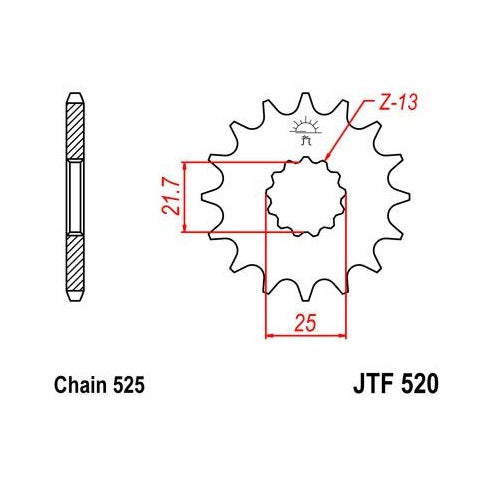 Load image into Gallery viewer, Steel Front Sprocket 15T for Street SUZUKI GSX-R600 2006-2010