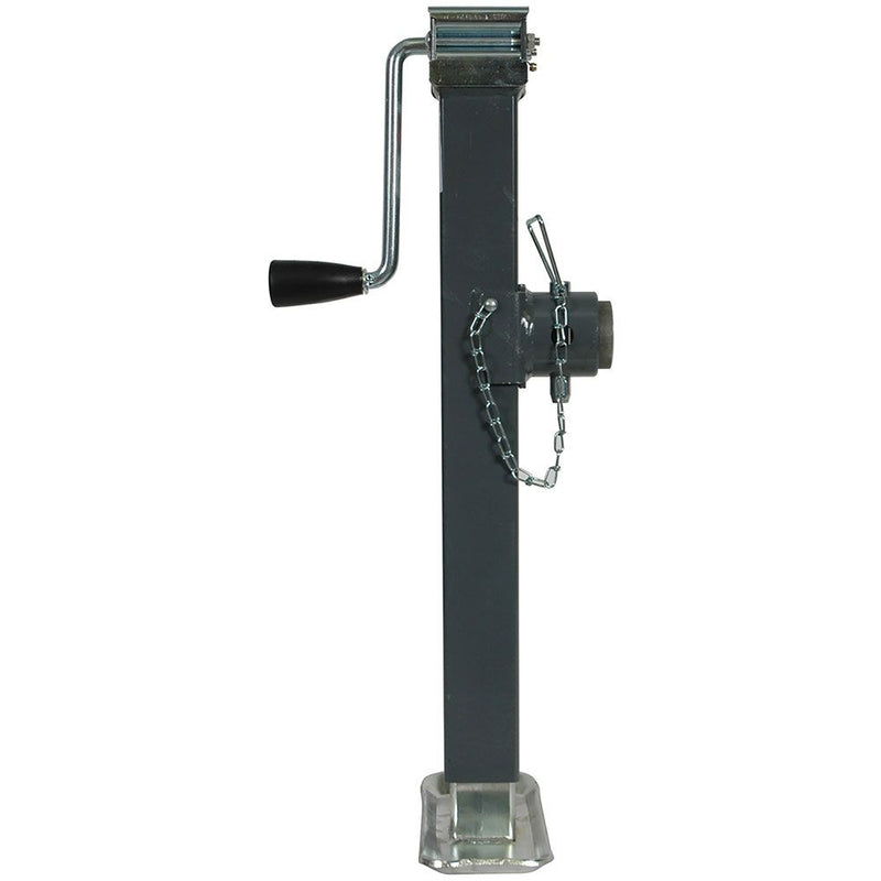 Load image into Gallery viewer, Square Trailer Jack, Side Mount, 5,000 lbs. Support Capacity, Sidewind, Weld-On, 15 Inch Travel