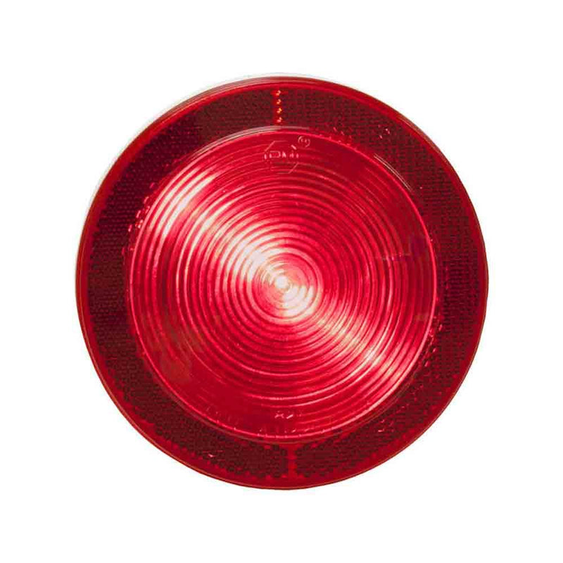 Load image into Gallery viewer, LED Stop/Turn/Tail, Single Diode w/ Reflex, 4 Round Red Tail Light