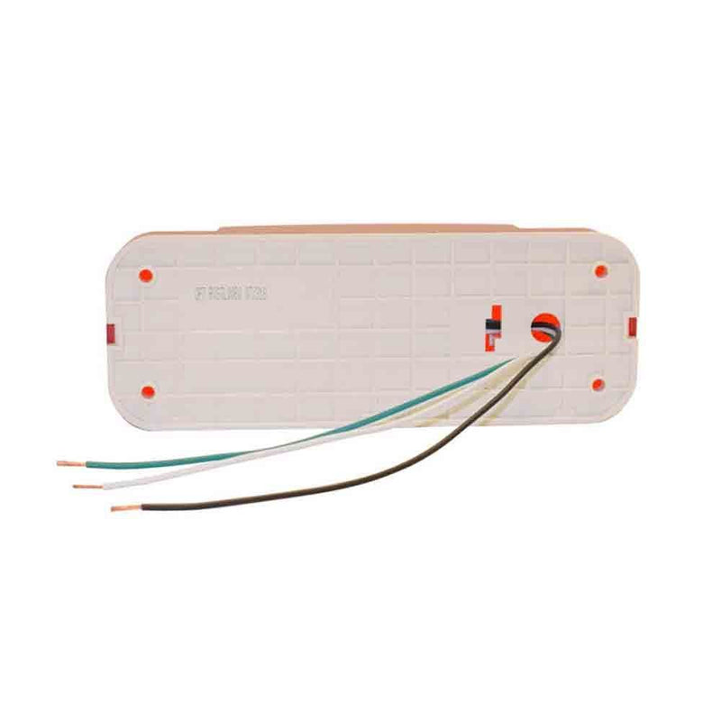 Load image into Gallery viewer, Optronics One L.E.D. Low Profile Combination RV Tail Lights (RVSTLW6061-KIT) Pair - White Base