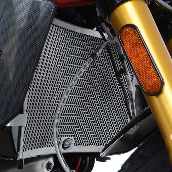 Load image into Gallery viewer, R&G Racing Black Aluminum Radiator Guard For 2019-2024 Indian Motorcycles FTR1200