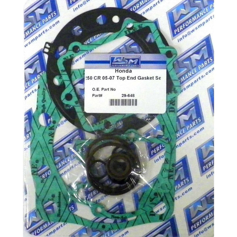 Load image into Gallery viewer, WSM Top End Gasket Kit For Honda 250 CR 05-07 29-648