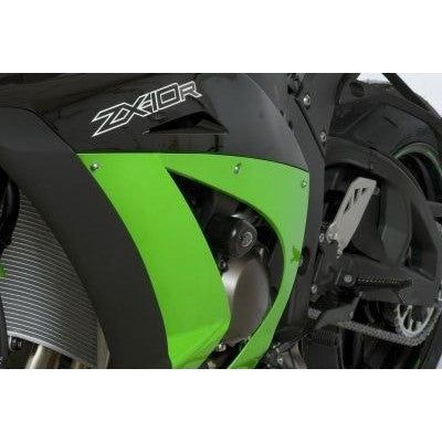 Load image into Gallery viewer, R&G Racing Black Aero Style Crash Protection Bobbins For 2015-2019 Kawasaki Ninja ZX10R ZX1000