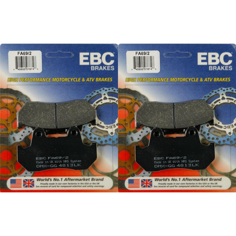 Load image into Gallery viewer, EBC Brake Pad Front Kit FA69/2 for Honda CBX Super Sport 1981-1982