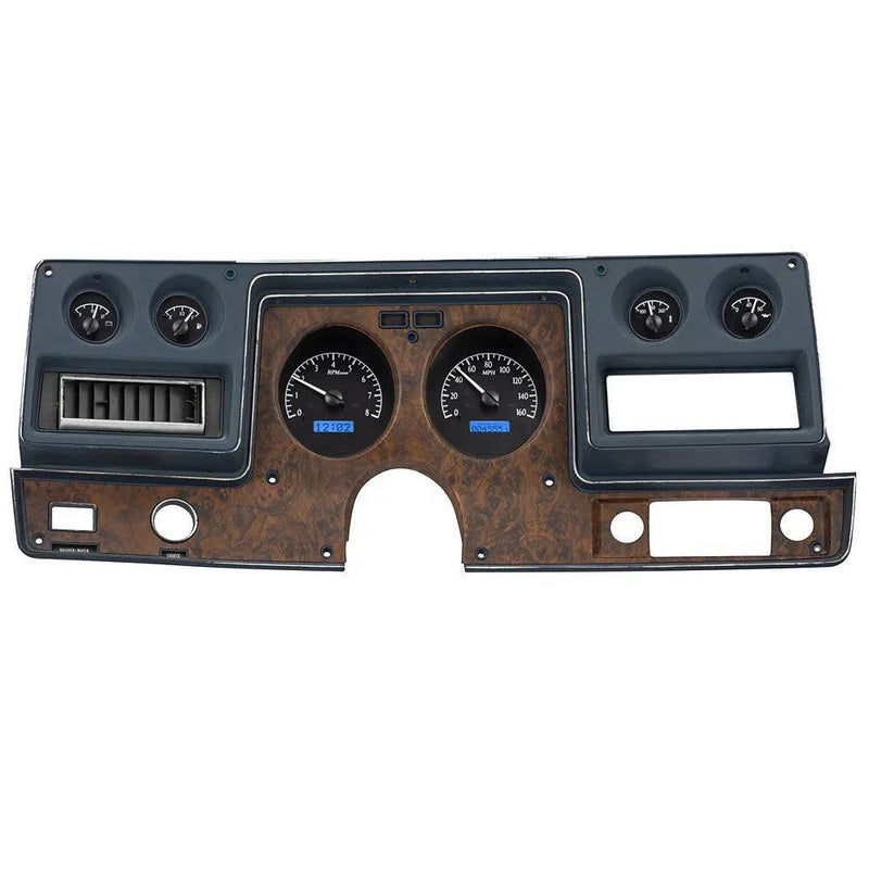 Load image into Gallery viewer, Dakota Digital 1973-1977 Chevrolet Malibu/Monte Carlo/El Camino/GMC Sprint VHX Black Blue Display Gauge Kit VHX-73C-CVL-K-B