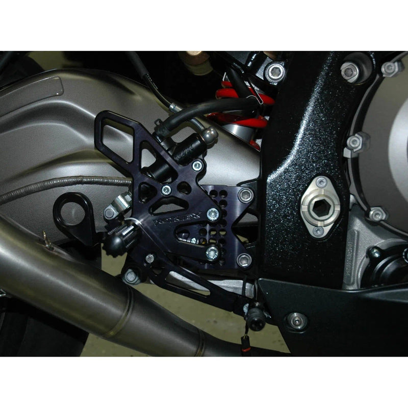Load image into Gallery viewer, Vortex Racing Adjustable Rear Set Black - RS188K