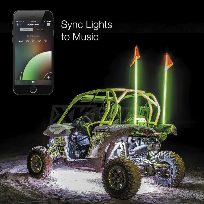 Load image into Gallery viewer, XK Glow 8 Pod 4 Strip Standard Light Kit - KS-MOTO-STANDARD