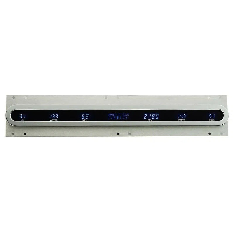 Load image into Gallery viewer, Dakota Digital Dash Universal 6 Gauge Cluster w/ Chrome Oval Bezel VFD3X-1002B-C